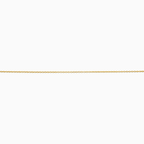 10k Classic Cable Link Chain Necklace